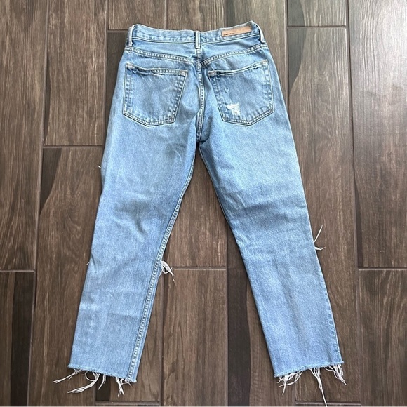 GRLFRND Karolina High Rise Skinny Distressed Jeans Butt Rip Little More Love 26 - Picture 7 of 10